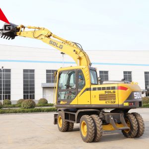 máy xúc đào bánh lốp SDLG E7150F